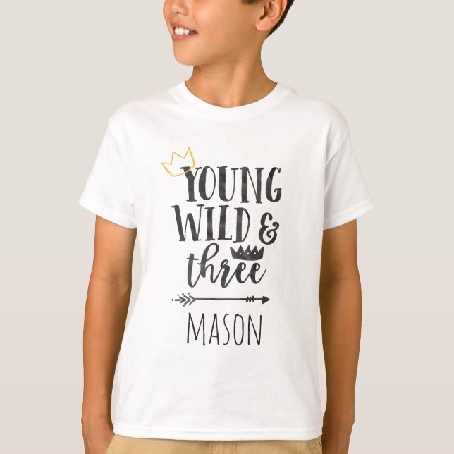 Young Wild and Three Shirt Boy Girl (Vorderseite)