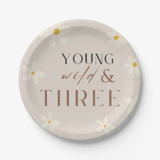 Young Wild & DREE Paper Plate Pappteller