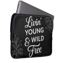 Young, Wild, & Free- Yin Yang Laptop Hülle