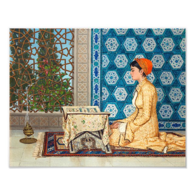 Young Women Reading | Osman Hamdi Bey | Fotodruck (Vorne)