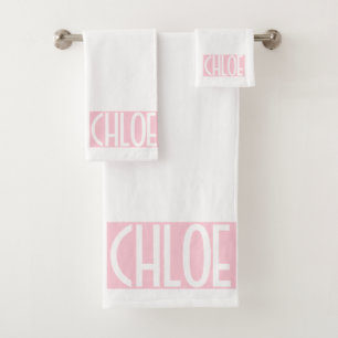Your Bold White Text on Light Pink