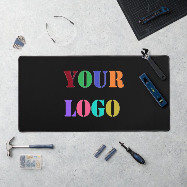 Your Branded Logo Business Desk Mat Template (Poste de travail)