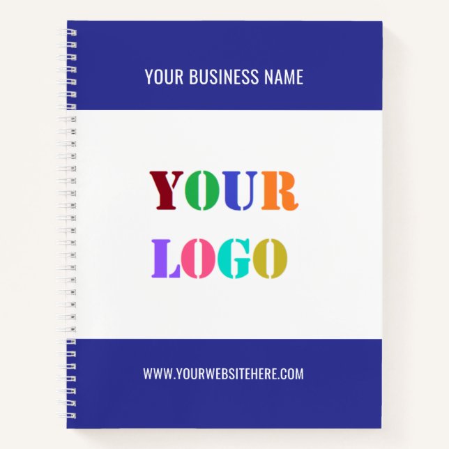 Your Branded Stationery Business Notebook Template Notizbuch (Vorderseite)