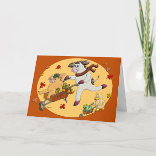 Your Carts Overflow With Abundance Feiertagskarte