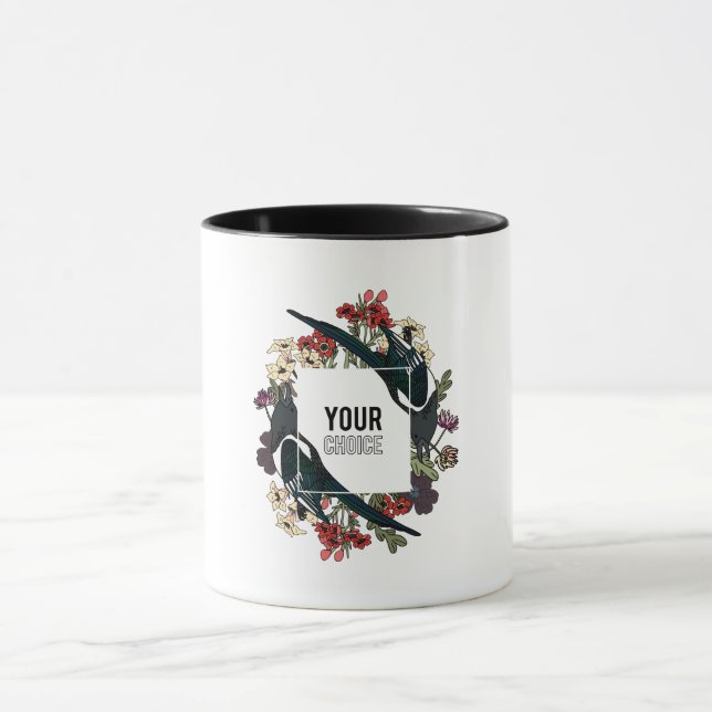 your choice an amazing design  tasse (Zentrum)