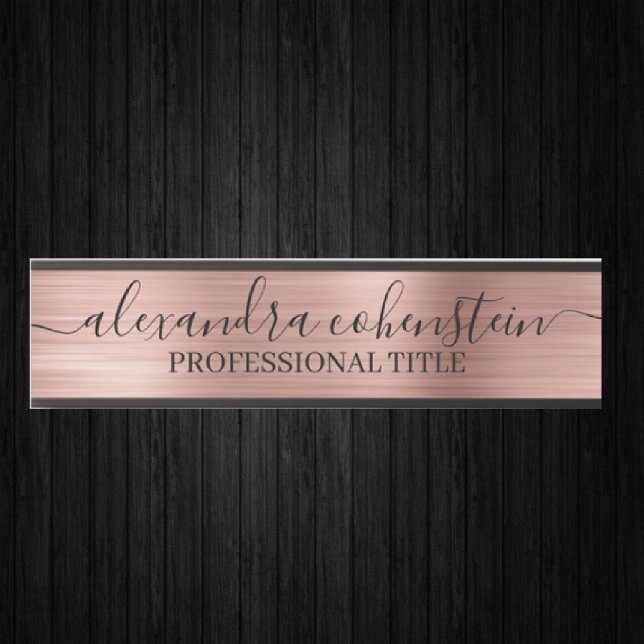 Your Company Office Door Sign Rose Gold Türschild (Von Creator hochgeladen)