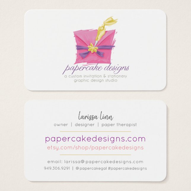 Your Custom Design Business Card (Vorne & Hinten)