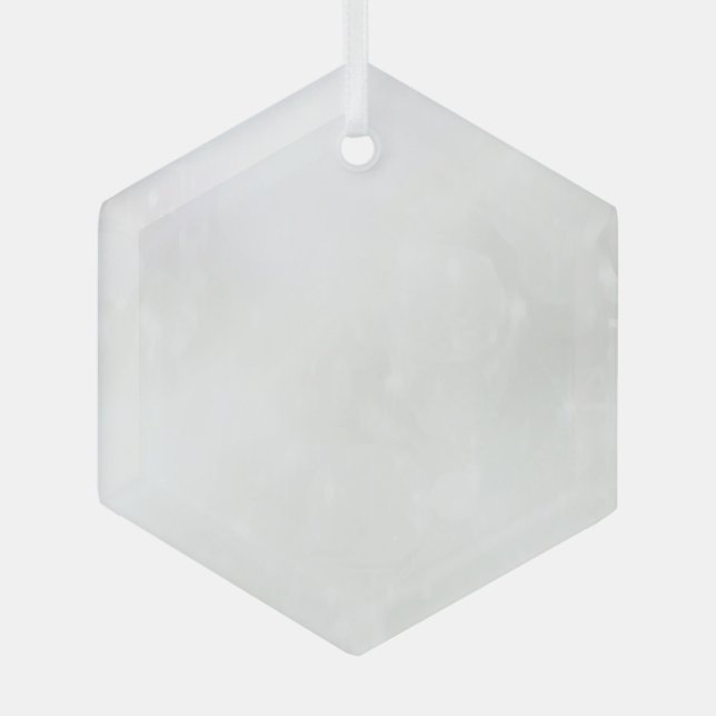 Your Design Here - Personalized Ornament Aus Glas (Vorderseite)