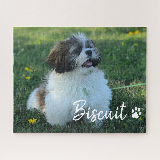 Your dog Name Script Custom Photo (Horizontal)