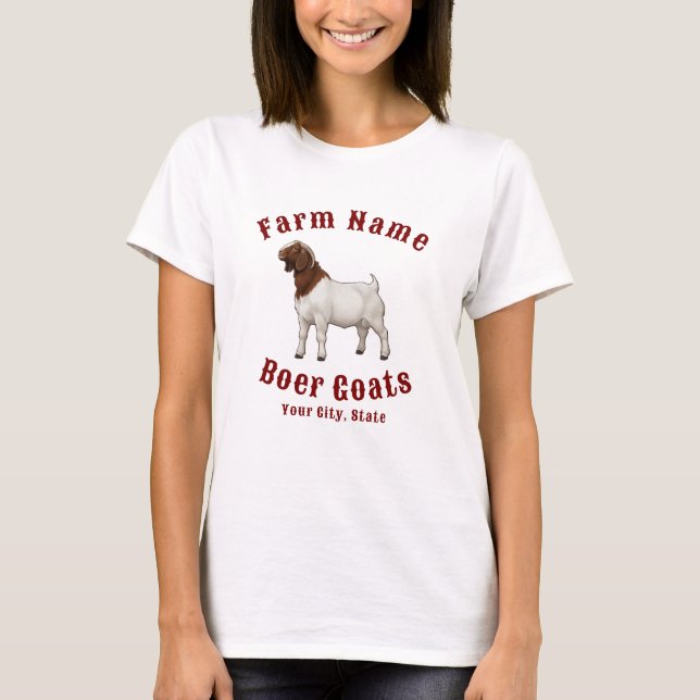 Your Farm Boer Goats T-Shirt (Vorderseite)
