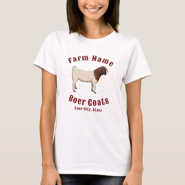 Your Farm Boer Goats T-Shirt (Vorderseite)