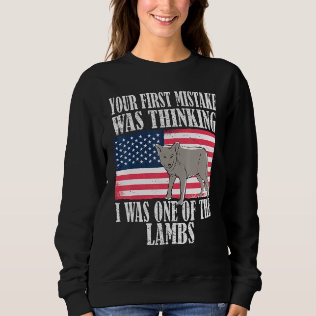 Your first mistake was thinking i was one of the l sweatshirt (Vorderseite)