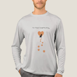 Your footprint changed my destiny Tri-Blend shirt
