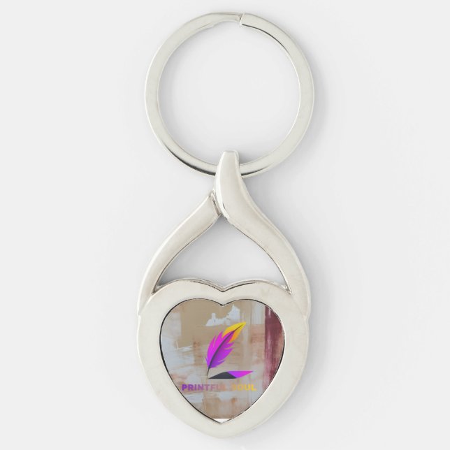 "Your Heart Your Style _ Custom Photo Keychain" Schlüsselanhänger (Vorderseite)