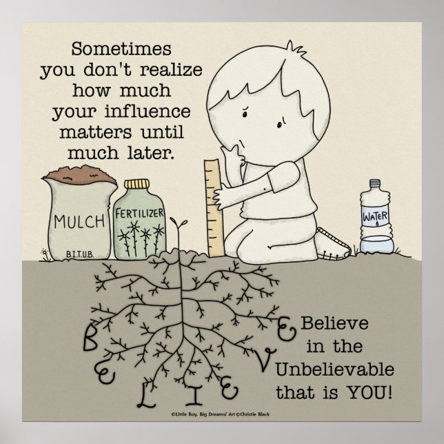 Your Influence Matters Poster (Vorne)