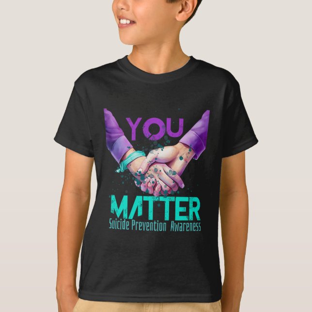 Your Life Choose To Keep On Going Suicide Preventi T-Shirt (Vorderseite)
