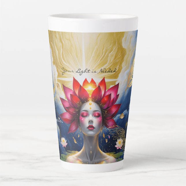 Your Light Is Needed-Latte Mug Milchtasse (Vorderseite)