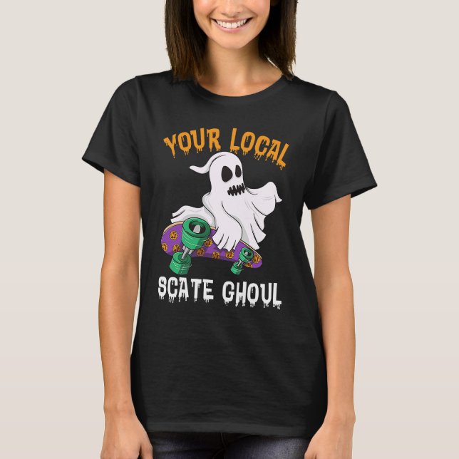 Your Local State Chouls  Men Ghost Scary Halloween T-Shirt (Vorderseite)