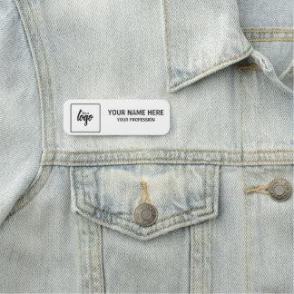 Your Logo and Name Personalized Employee Namensschild