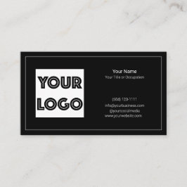 Your Logo Custom QR Code Marketing Visitenkarte