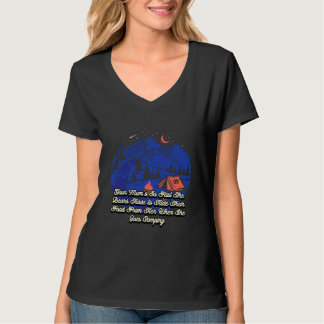 Your Mums So Fast Camping Mom Camper Mother Funny  T-Shirt