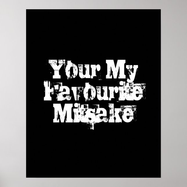 Your My Favourite Mitsake Poster (Vorne)