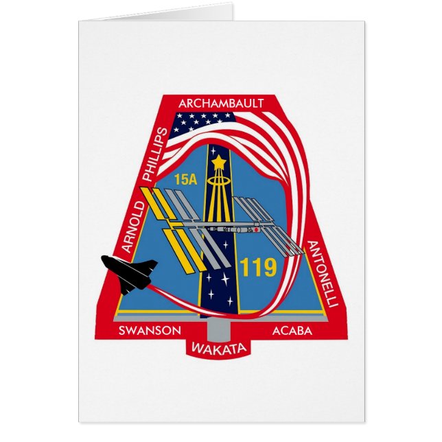YOUR_NAME_HERE STS-119 Logo (Vorne)