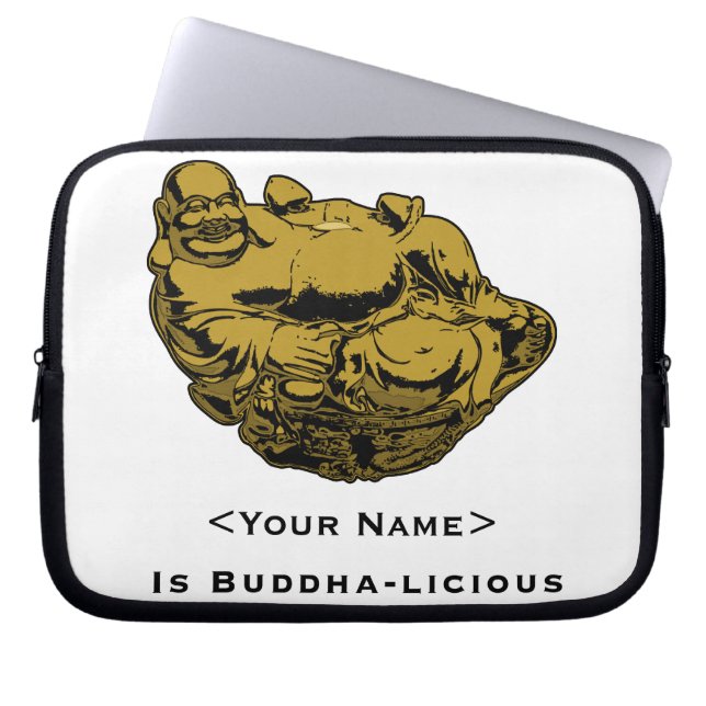 <Your Name>ist Buddha lecker Laptopschutzhülle (Vorderseite)