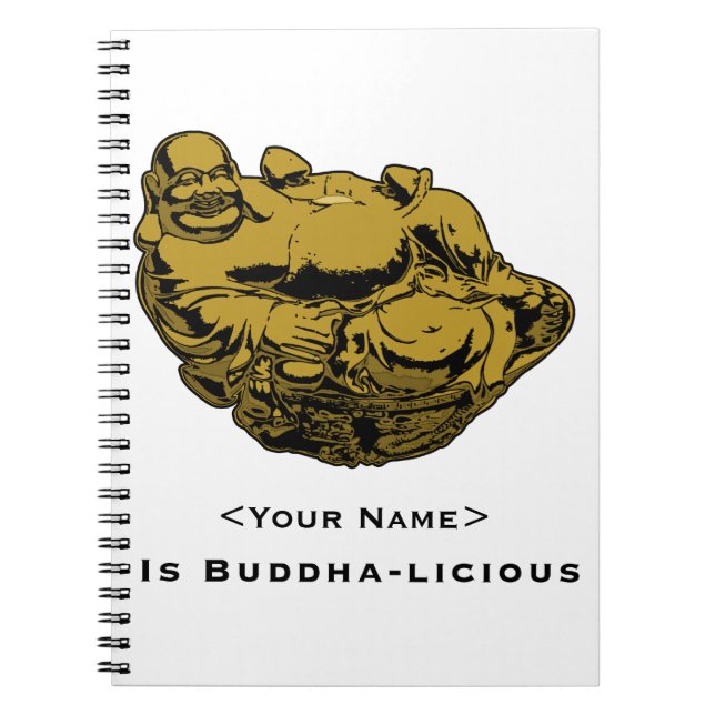 <Your Name>ist Buddha lecker Notizblock (Vorderseite)