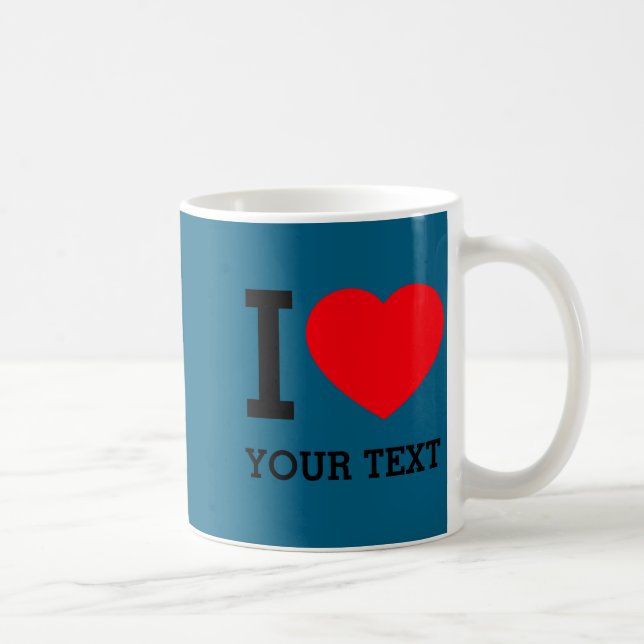 Your Own Funny I Love Baby  Kaffeetasse (Rechts)