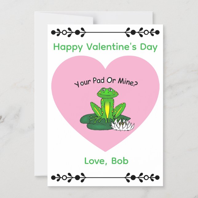 Your Pad or Mine? Magnetic Card Magneteinladung (Vorderseite)