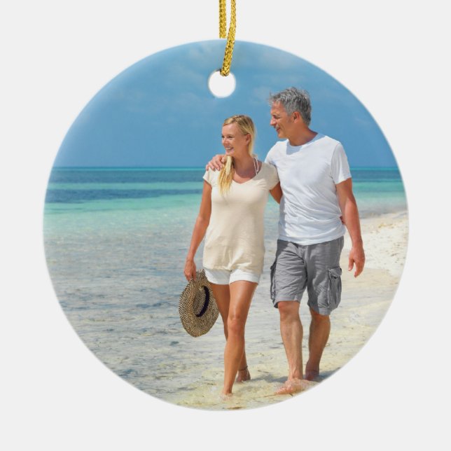 Your Photo Creation Ceramic Ornament (Vorne)