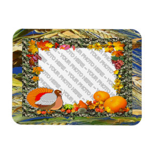 Your Photo ~ Fall Turkey Magnet