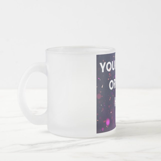 Your Photo Here | Personalized Mug Mattglastasse (Links)