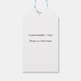 Your Photo or Text Here (Customizable Design) Geschenkanhänger