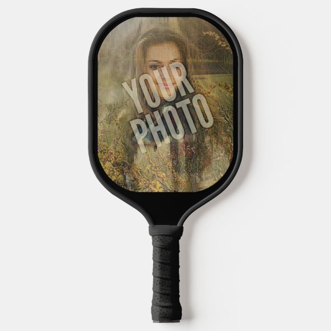 Your Photo Rounded Border Pickleball Paddle (Vorderseite)