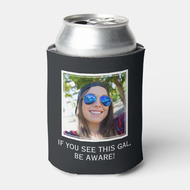 YOUR PHOTO & TEXT custom can cooler Dosenkühler (Kanne Vorderseite)