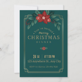 Your Presence Honored: Enchanting Christmas Invit Einladung