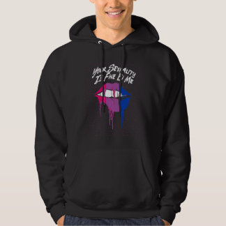 Your Sexuality Is Fine Bi Me Bisexual Motivational Hoodie