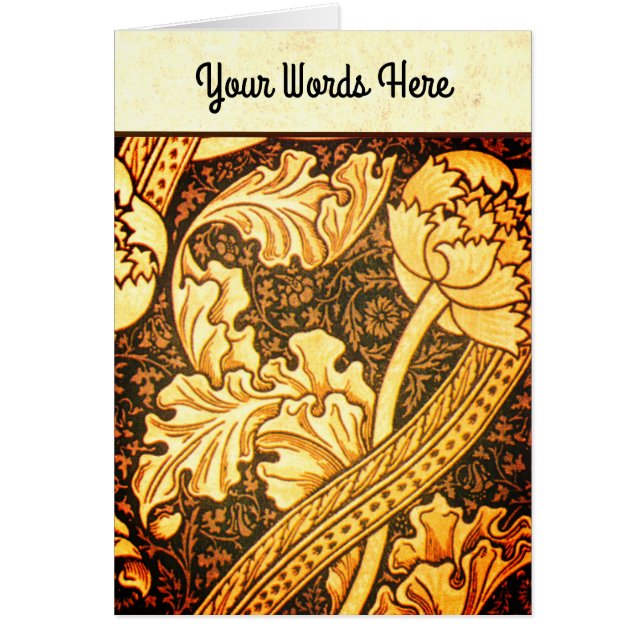 Your Words on Hand Made Paper with William Morris (Vorne)