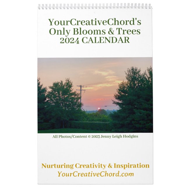 YourCreativeChord 2024 Nur Blooms & Trees Kalender (Titelbild)