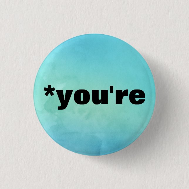 *you're button (Vorderseite)