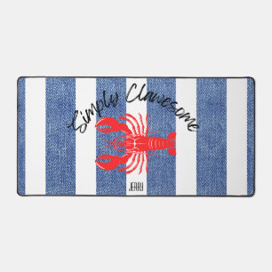 "You're Clawesome" Rouge Homard sur Denim Imprimer