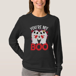 You're My Boo Ghost with heart for Valentine's Day T-Shirt