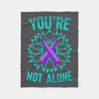 Youre Not Alone Premium  Fleecedecke