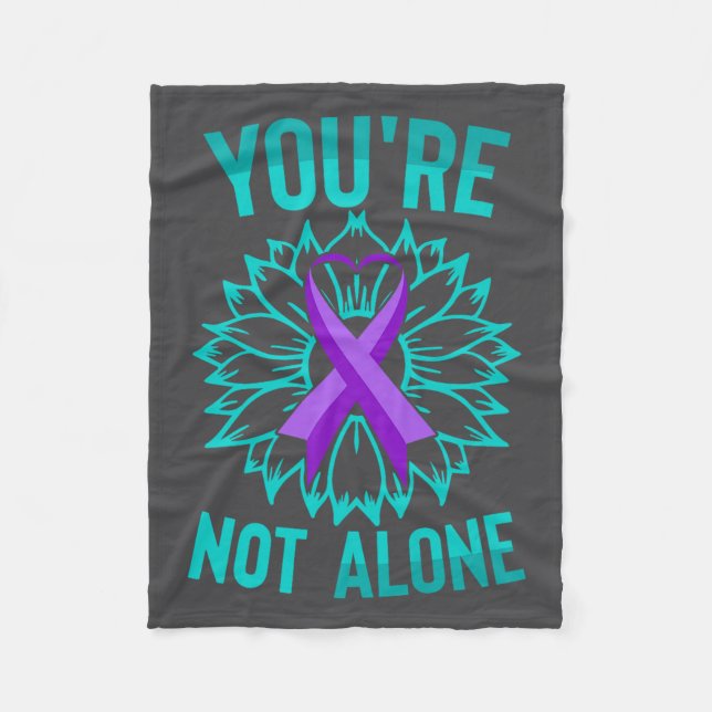 Youre Not Alone Premium  Fleecedecke (Vorderseite)