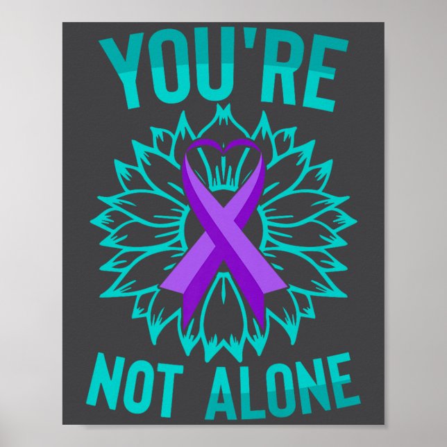 Youre Not Alone Premium  Poster (Vorne)