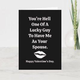 You're One Lucky Guy Valentine's Day  Karte