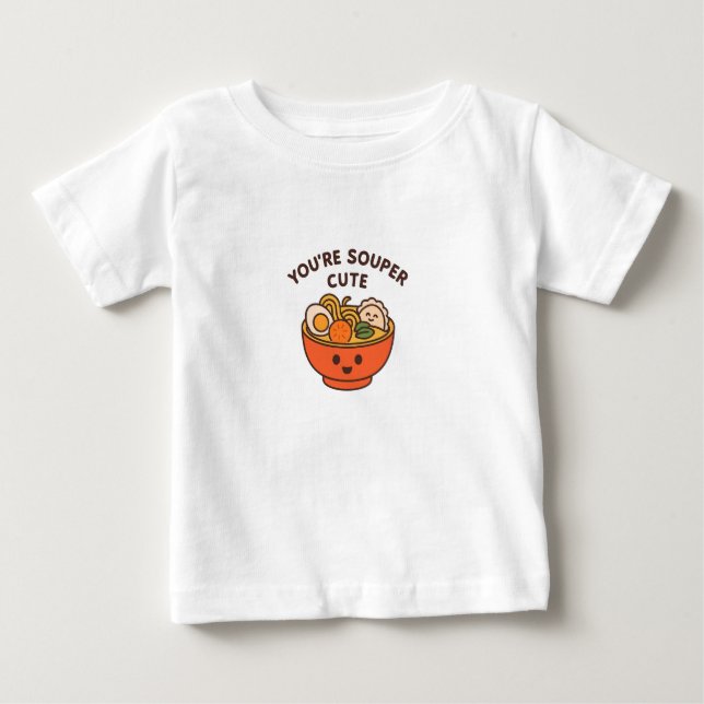 You're Souper Cute – Funny Kids T-Shirt (Devant)