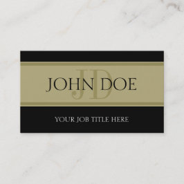 YourJobTitle goldene Streifen B/B Visitenkarte